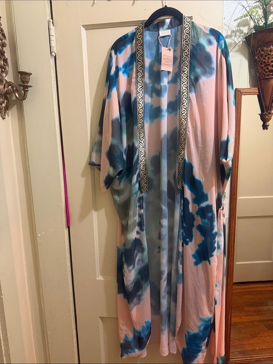 Sukiso Dresses & Skirts - Kimono One Size Contrast Trim